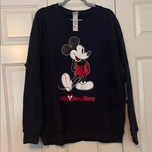 Disney Navyband Red Mickey Mouse Sweatshirt